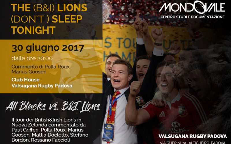 MONDOVALE PRESENTA IL TOUR DEI LIONS AL VALSU