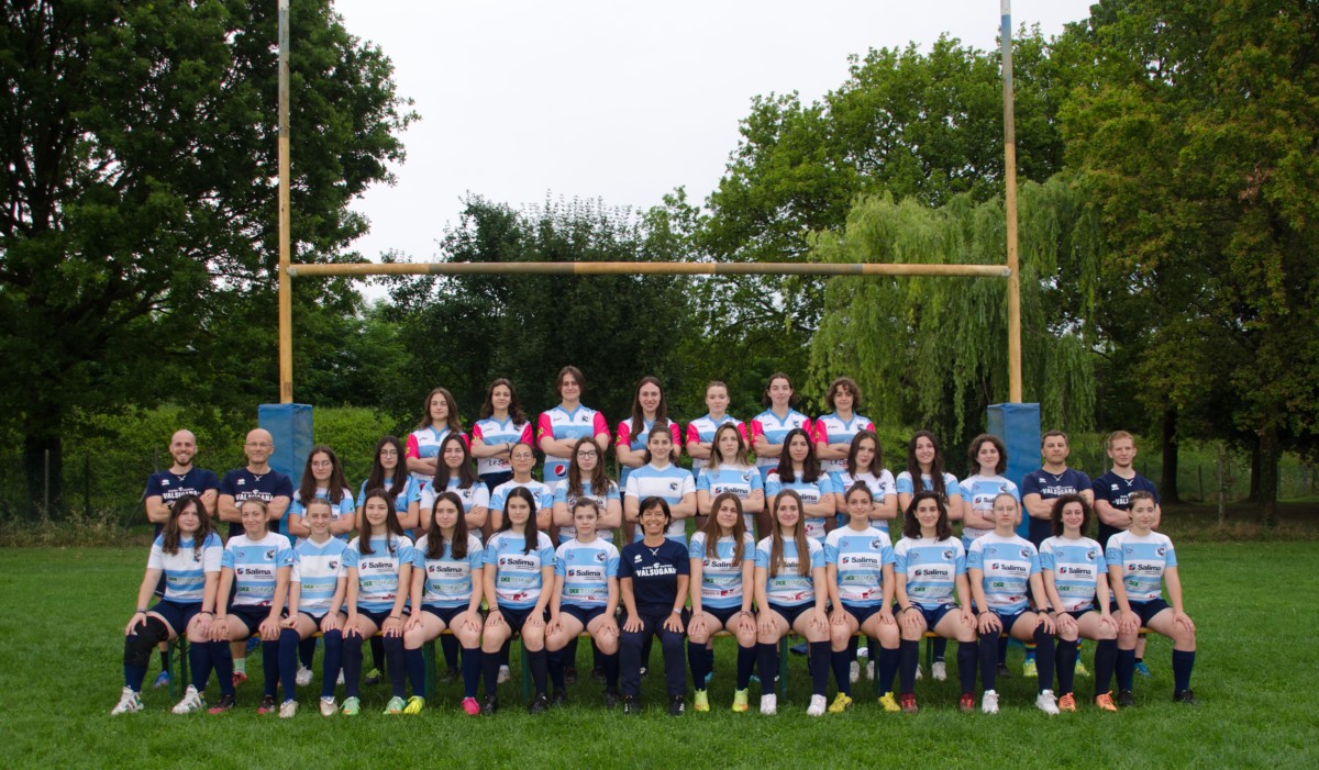Il gruppo Junior Femminile del Valsugana Rugby Padova