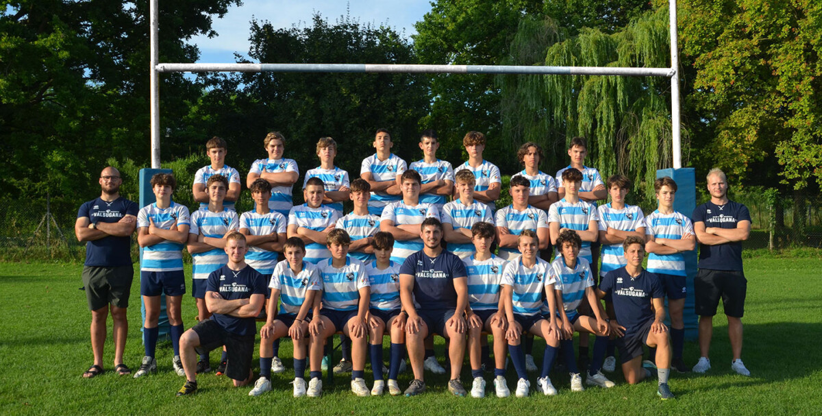 La squadra Under 14 del Valsugana Rugby Padova