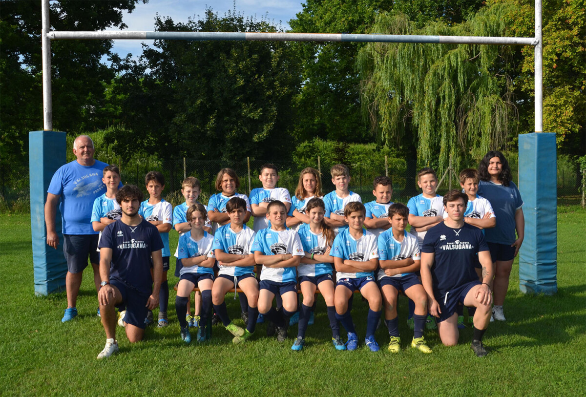 La squadra Under 10 del Valsugana Rugby Padova